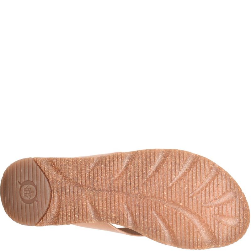 Born Women's Bora Basic Sandals - Natural Rabbit Paw (Tan)