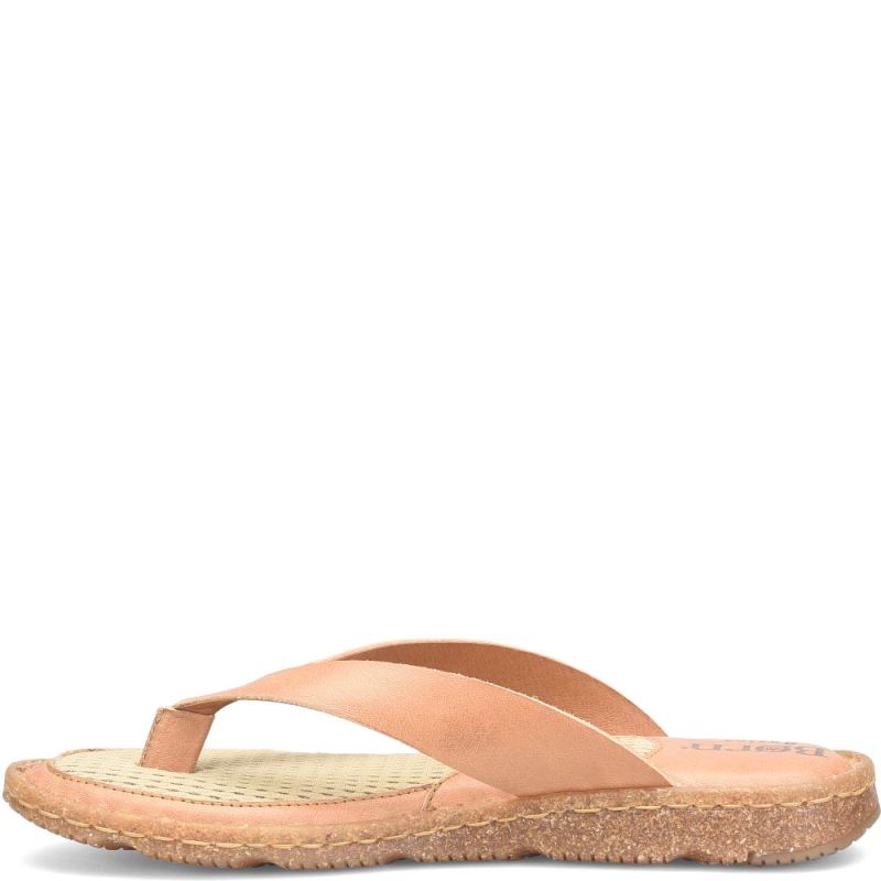 Born Women's Bora Basic Sandals - Natural Rabbit Paw (Tan)