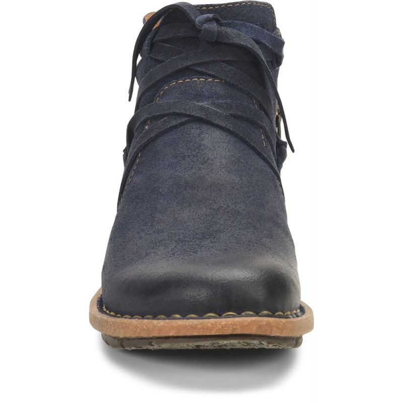 Born Women's Tarkiln Boots - Navy Blue Distressed (Blue)