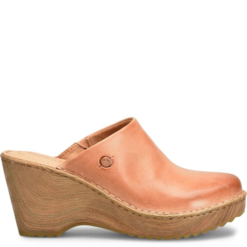 Born Women's Natalie Clogs - Natural (Tan)