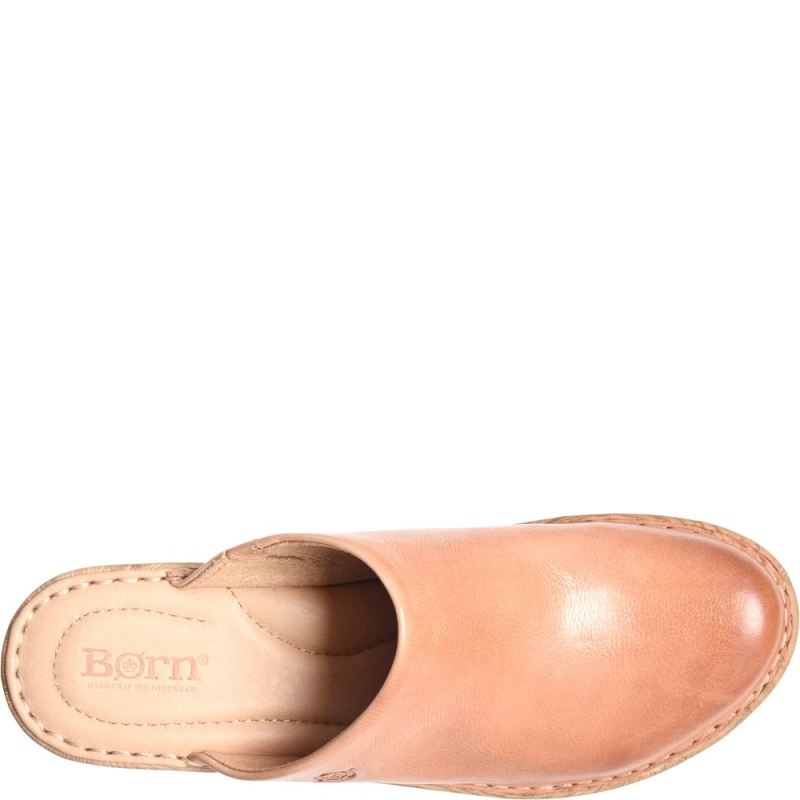 Born Women's Natalie Clogs - Natural (Tan)