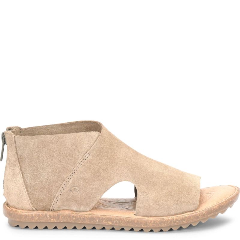 Born Women's Maren Sandals - Taupe Suede (Tan)