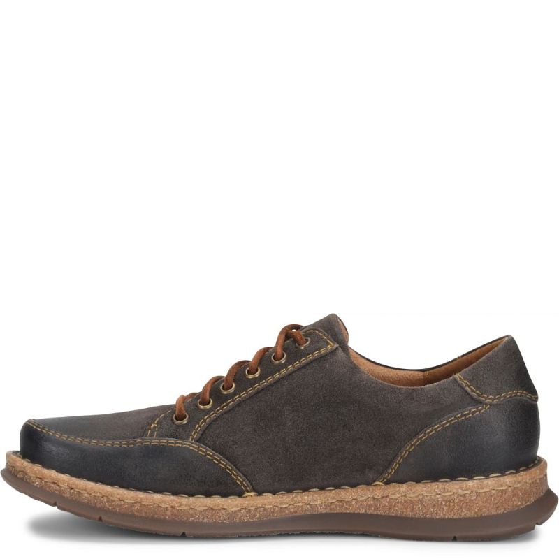 Born Men's Bronson Slip-Ons & Lace-Ups - Dark Concrete Distresse