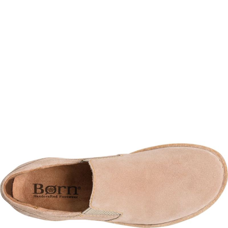 Born Women's Palma Slip-Ons & Lace-Ups - Natural Sand Suede (Tan