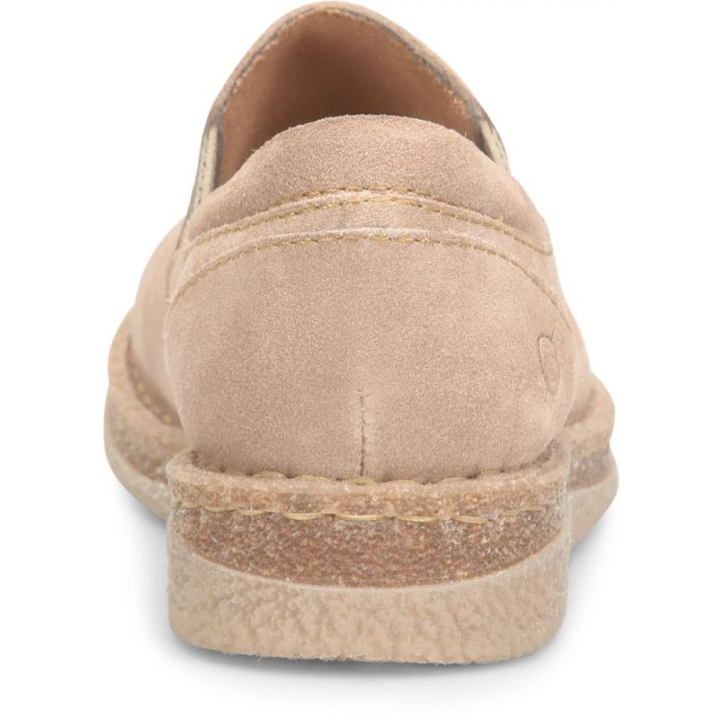 Born Women's Palma Slip-Ons & Lace-Ups - Natural Sand Suede (Tan