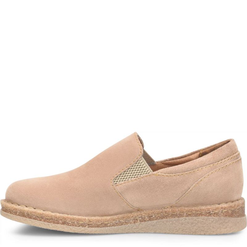 Born Women's Palma Slip-Ons & Lace-Ups - Natural Sand Suede (Tan