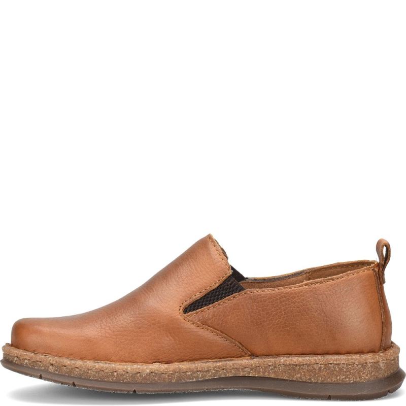 Born Men's Bryson Slip-Ons & Lace-Ups - Saddle (Tan)