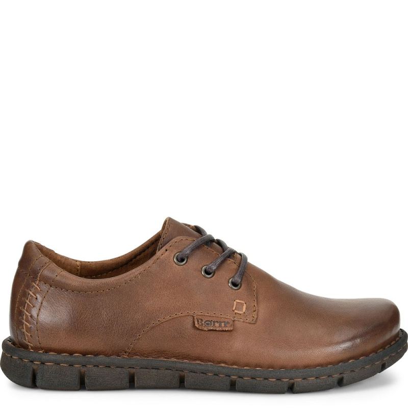 Born Men's Soledad Slip-Ons & Lace-Ups - Dark Avana (Brown)