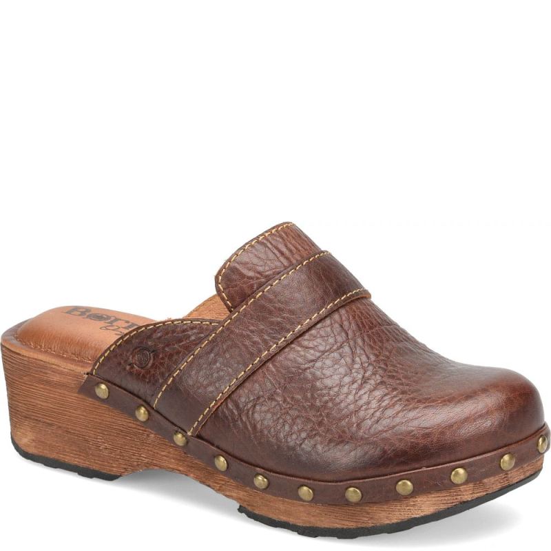 Born Women's Topaz Clogs - Cinnamon Stick (Brown)