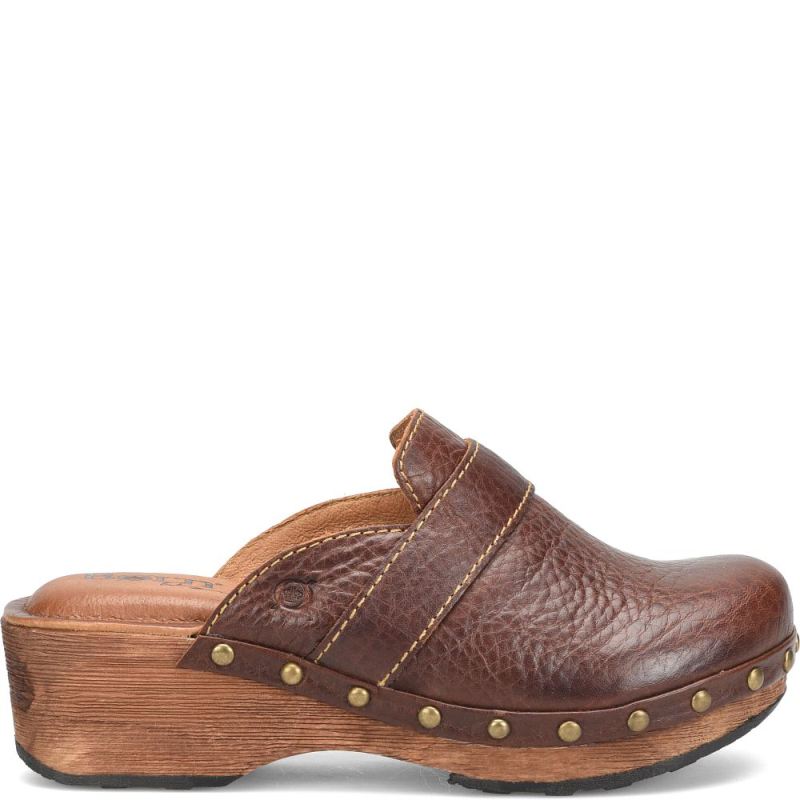 Born Women's Topaz Clogs - Cinnamon Stick (Brown)