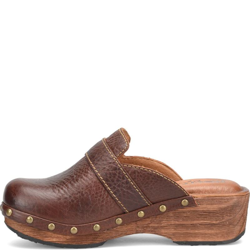 Born Women's Topaz Clogs - Cinnamon Stick (Brown)