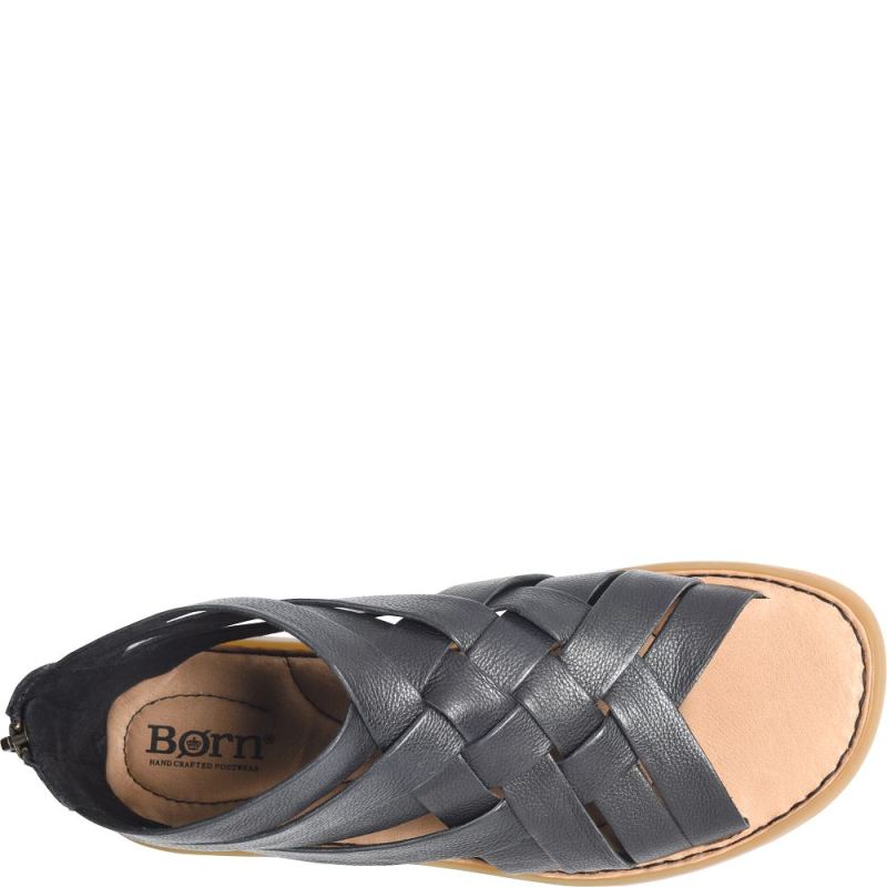 Born Women's Iwa Woven Sandals - Black