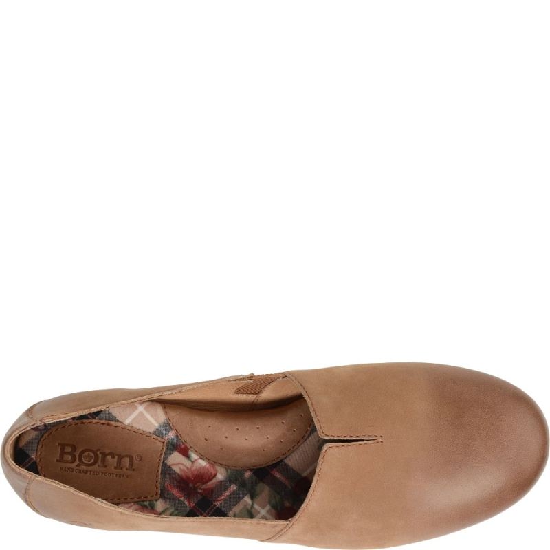 Born Women's Sebra Flats - Biscotto (Tan)