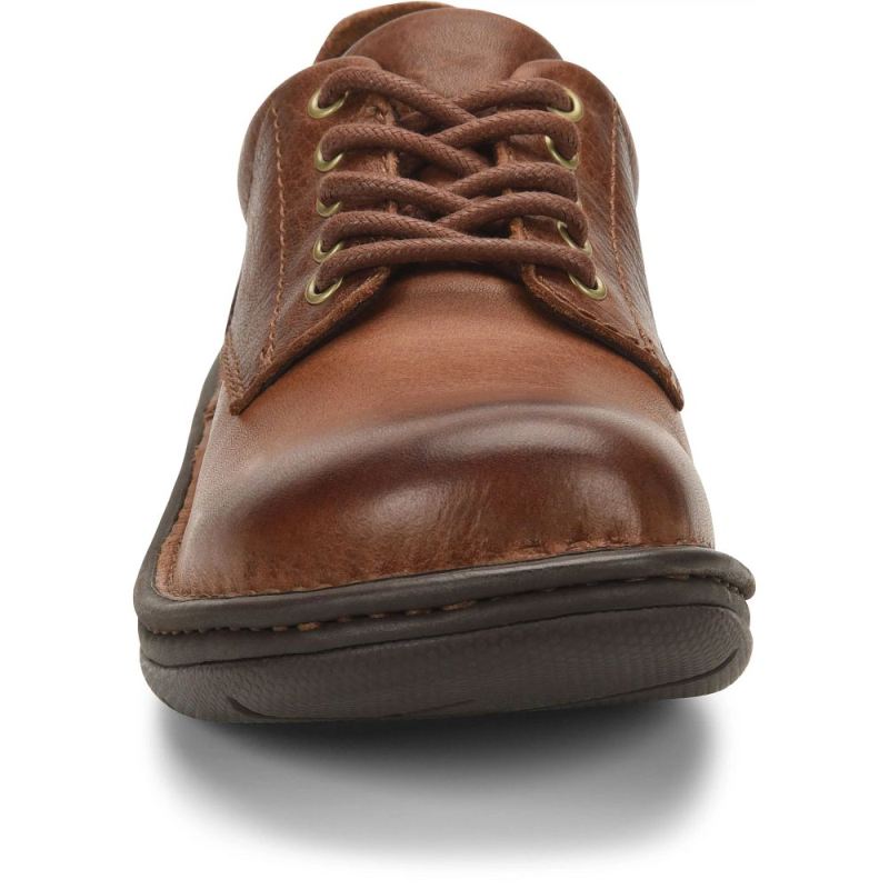 Born Men's Hutchins III Slip-Ons & Lace-Ups - Dark Tan Whiskey (