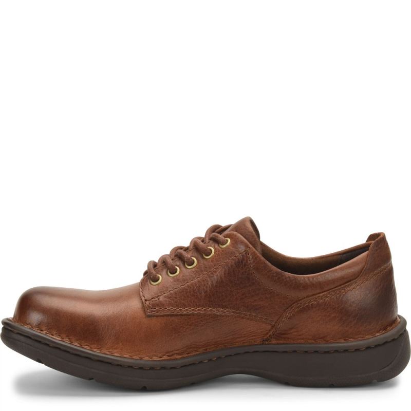 Born Men's Hutchins III Slip-Ons & Lace-Ups - Dark Tan Whiskey (