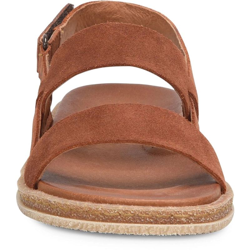 Born Women's Cadyn Sandals - Cognac Suede (Brown)