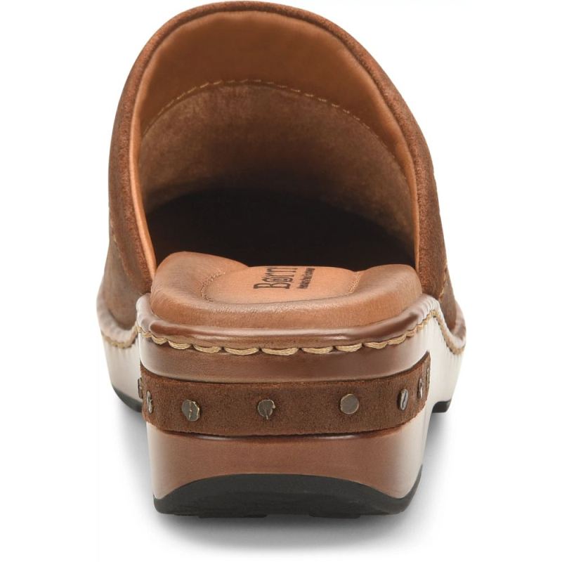 Born Women's Bandy Clogs - Glazed Ginger Distressed (Brown)