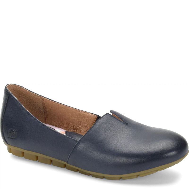 Born Women's Sebra Flats - Navy Peacoat (Blue)