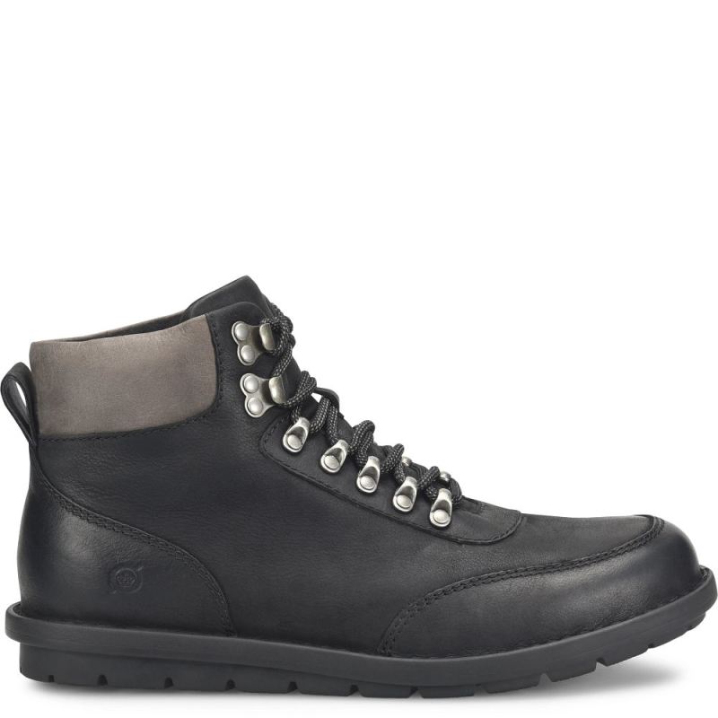 Born Men's Scout Boots - Black with grey (Black)