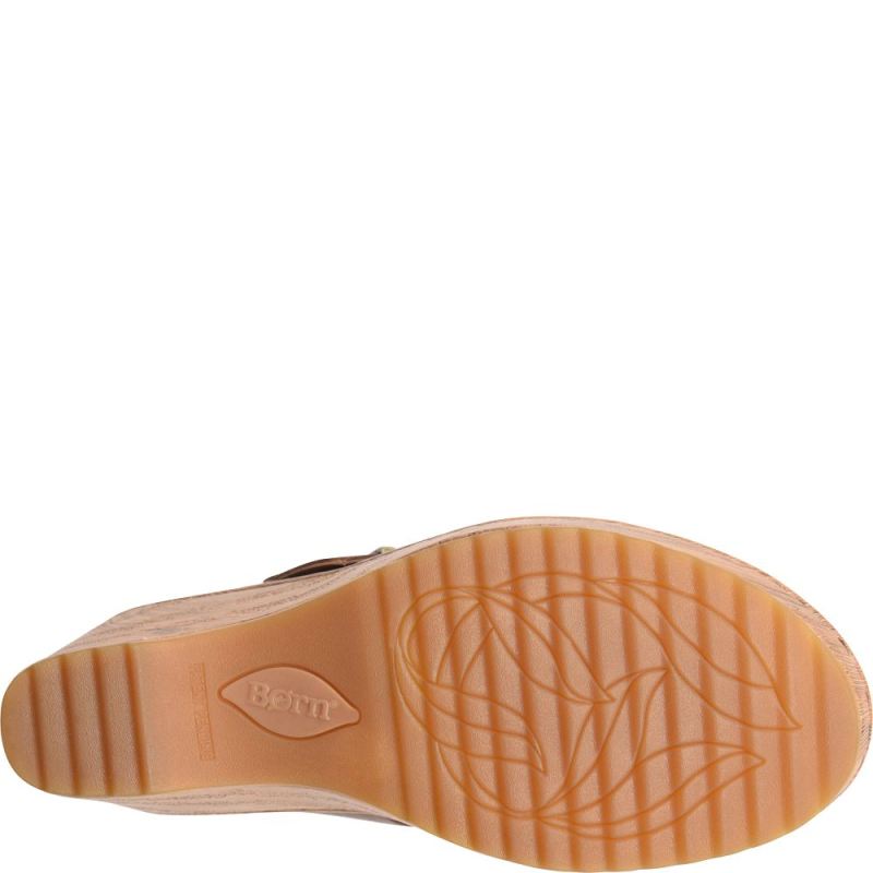 Born Women's Emily Sandals - Brown Luggage (Brown)