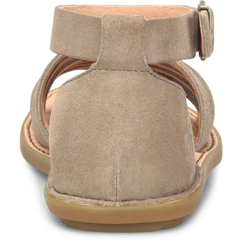 Born Women's Margot Sandals - Taupe Suede (Tan)