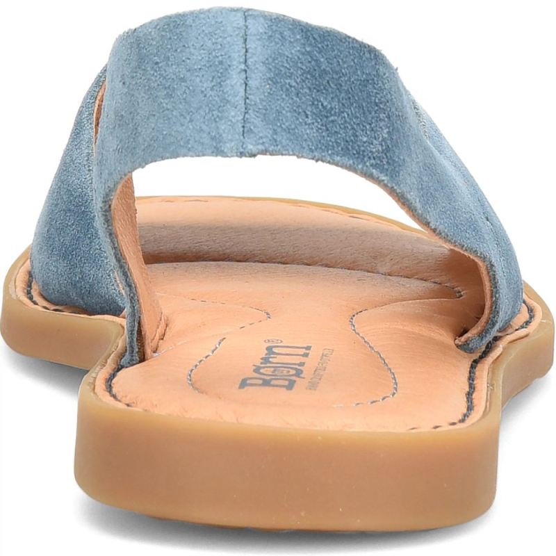 Born Women's Inlet Sandals - Jeans Suede (Blue)