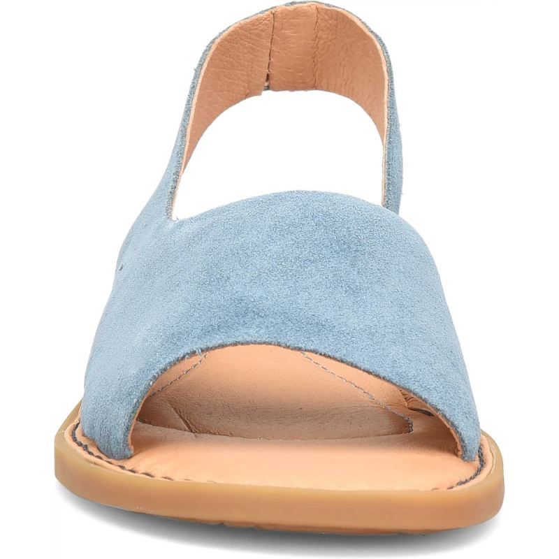 Born Women's Inlet Sandals - Jeans Suede (Blue)