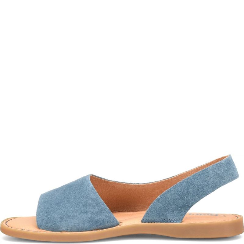 Born Women's Inlet Sandals - Jeans Suede (Blue)