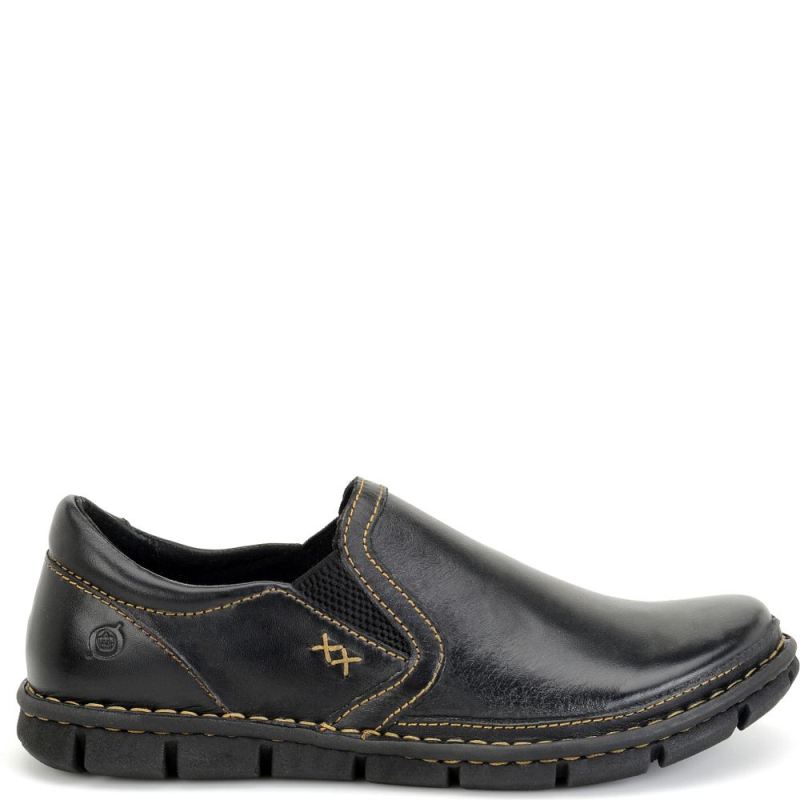 Born Men's Sawyer Slip-Ons & Lace-Ups - Black