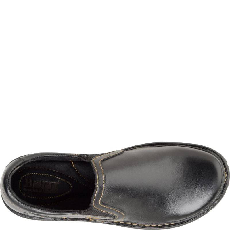 Born Men's Sawyer Slip-Ons & Lace-Ups - Black