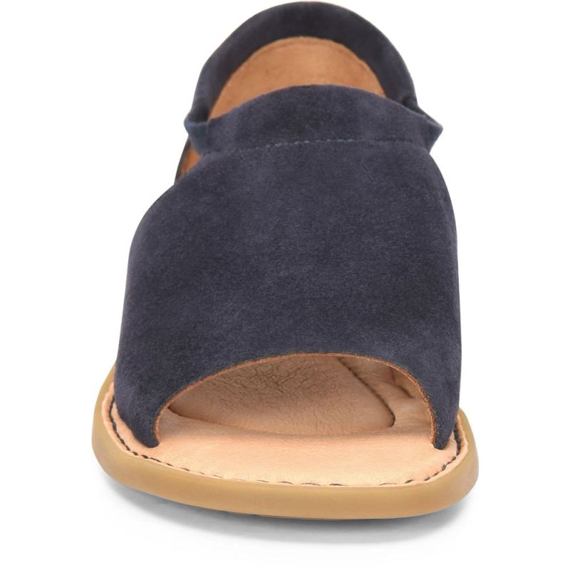 Born Women's Cove Modern Sandals - Navy River Suede (Blue)