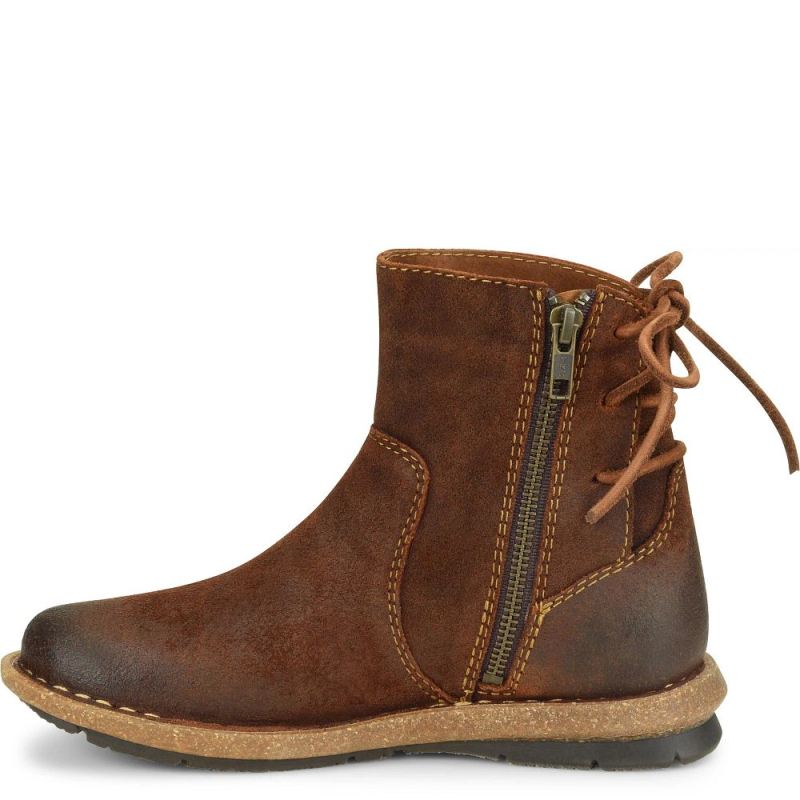 Born Women's Taran Boots - Glazed Ginger Distressed (Brown)