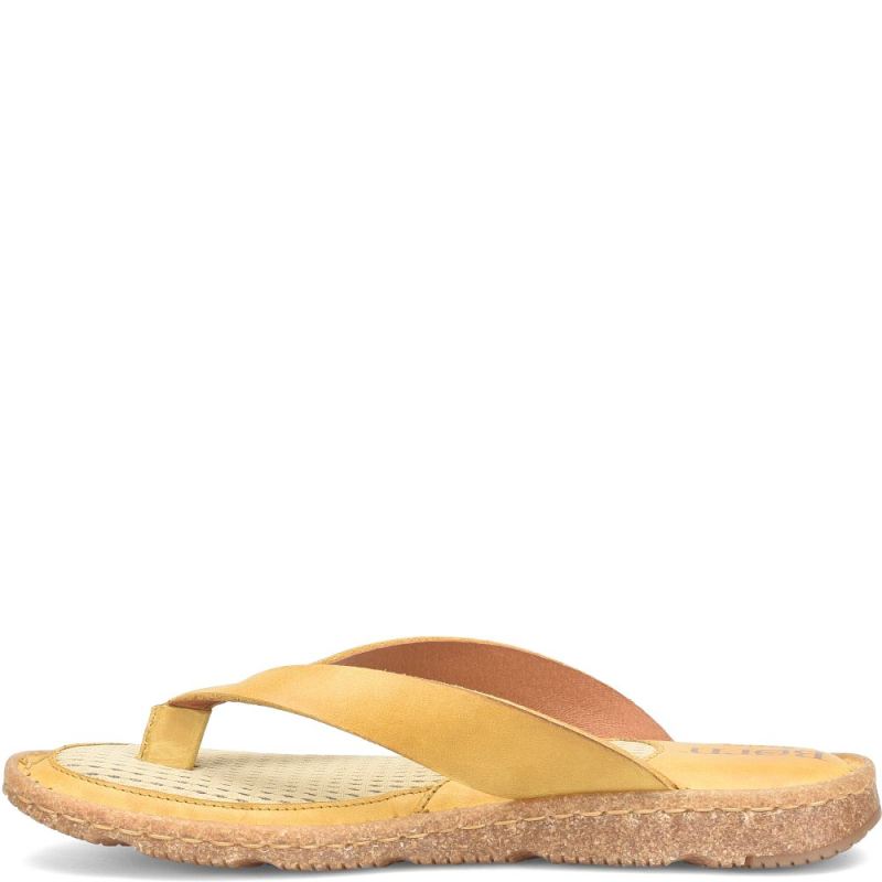 Born Women's Bora Basic Sandals - Ocre (Yellow)