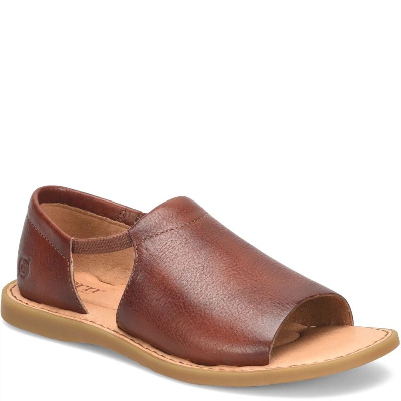 Born Women's Cove Modern Sandals - Dark Tan Bourbon (Brown)