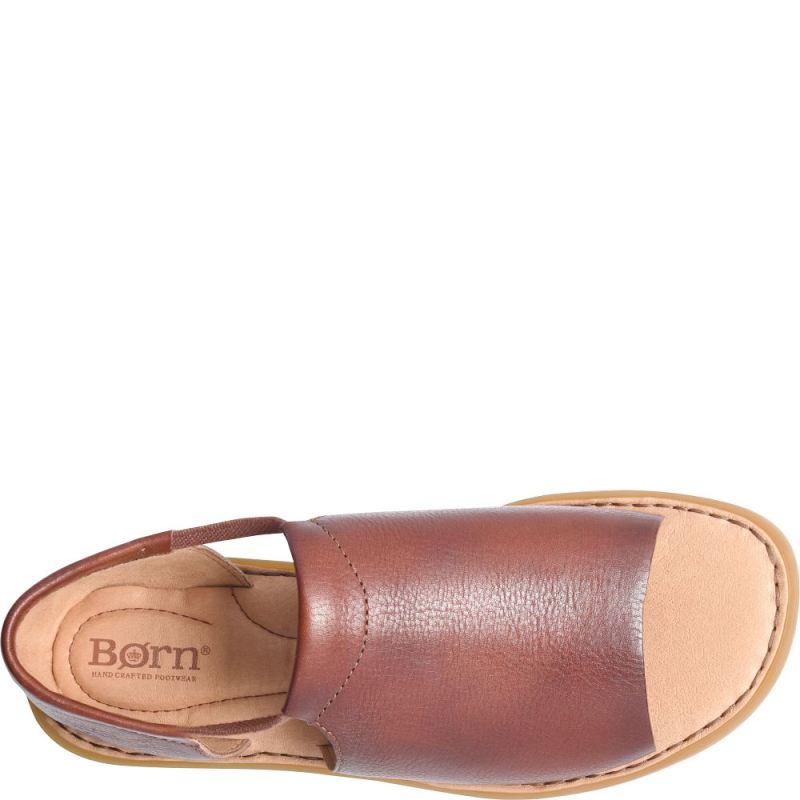 Born Women's Cove Modern Sandals - Dark Tan Bourbon (Brown)