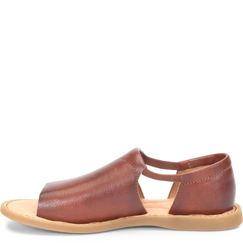 Born Women's Cove Modern Sandals - Dark Tan Bourbon (Brown)