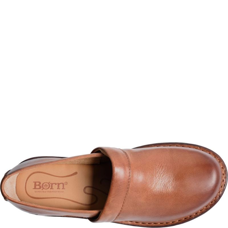 Born Women's Freya Clogs - Cognac Brown (Brown)