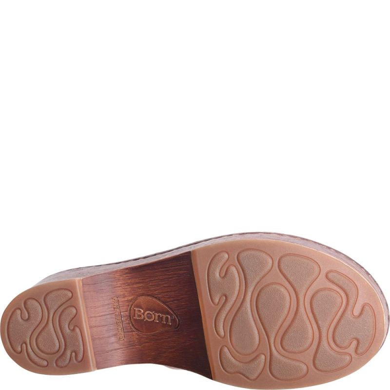 Born Women's Freya Clogs - Cognac Brown (Brown)