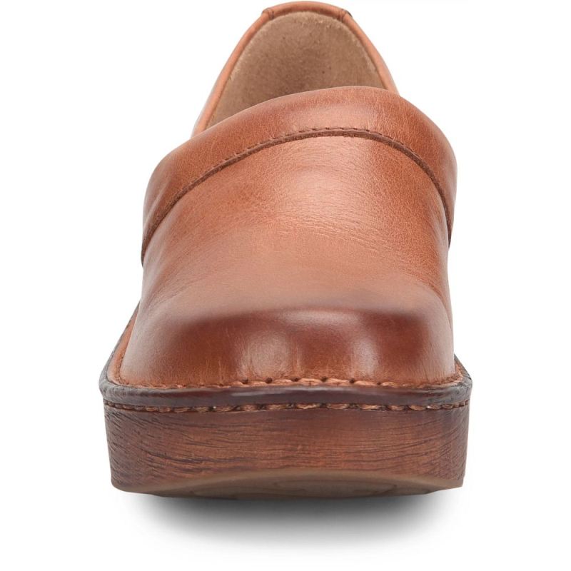 Born Women's Freya Clogs - Cognac Brown (Brown)