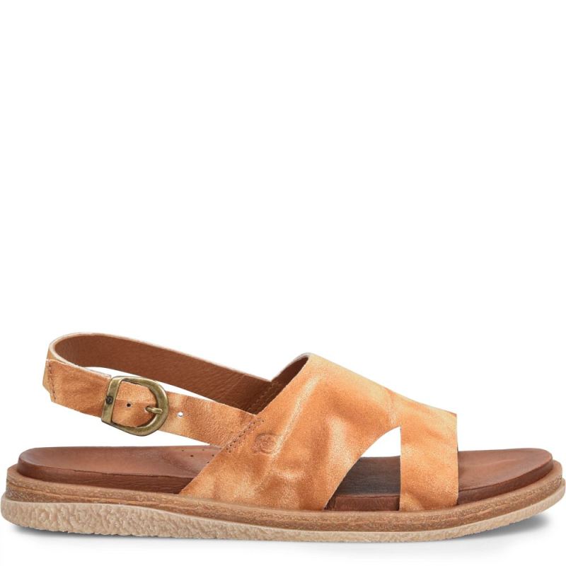 Born Women's Carah Sandals - Glazed Ginger Suede (Multicolor)