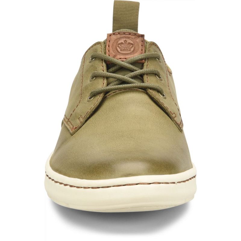 Born Men's Marcus Slip-Ons & Lace-Ups - Olive Brown Terra Combo