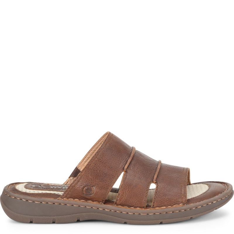 Born Men's Weiser Sandals - Cymbal (Brown)