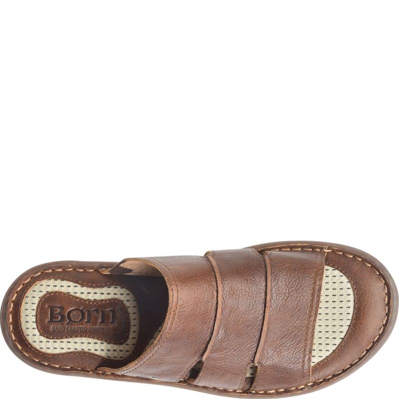 Born Men's Weiser Sandals - Cymbal (Brown)