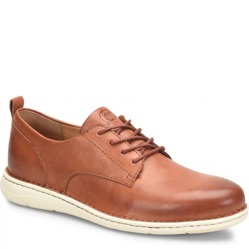 Born Men's Todd Slip-Ons & Lace-Ups - Cognac (Brown)