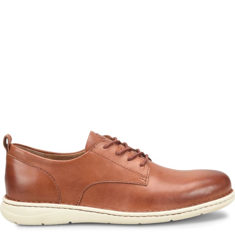 Born Men's Todd Slip-Ons & Lace-Ups - Cognac (Brown)