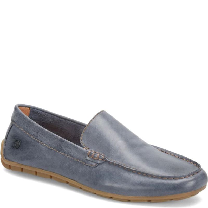 Born Men's Allan Slip-Ons & Lace-Ups - Navy Oceano (Blue)