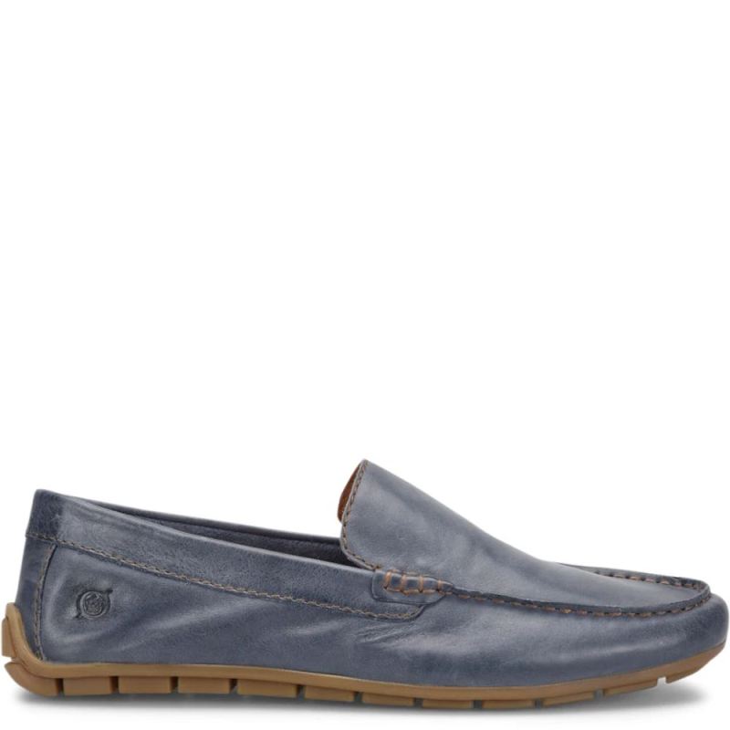 Born Men's Allan Slip-Ons & Lace-Ups - Navy Oceano (Blue)