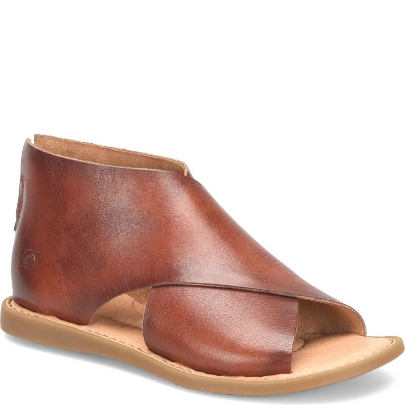 Born Women's Iwa Sandals - Dark Tan Bourbon (Brown)