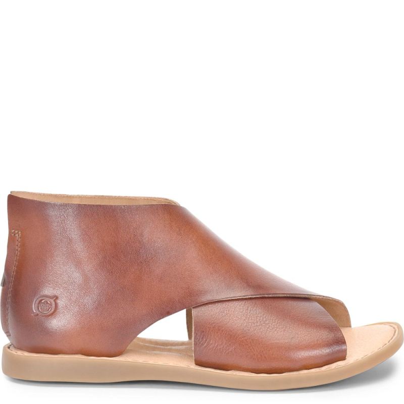 Born Women's Iwa Sandals - Dark Tan Bourbon (Brown)