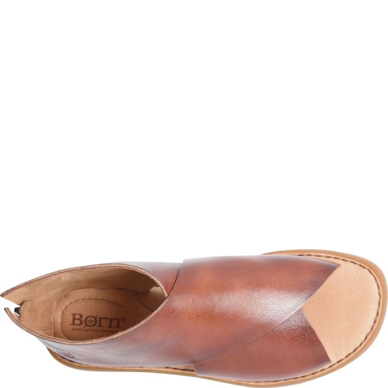 Born Women's Iwa Sandals - Dark Tan Bourbon (Brown)